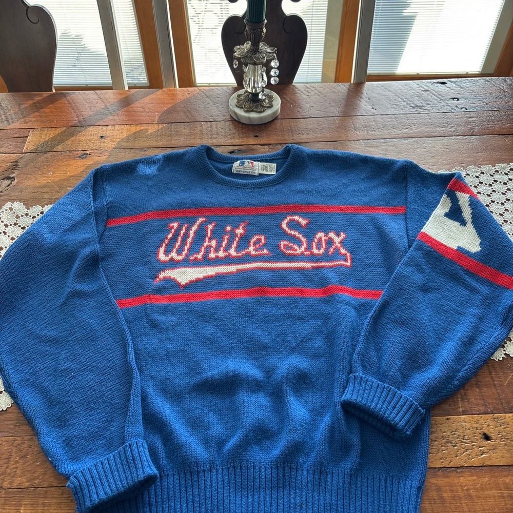 Vintage (1970’s) Sox Sweater.  Officially Licensed Product By Cliff Engle LTD.